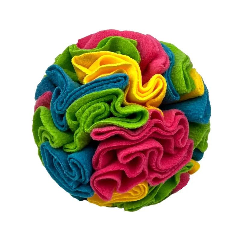 Interactive Dog Toys Snuffle Ball for Dogs Encourage Natural Foraging Skills, Snuffle Ball Dog Puzzle Toys Treat Ball for Large