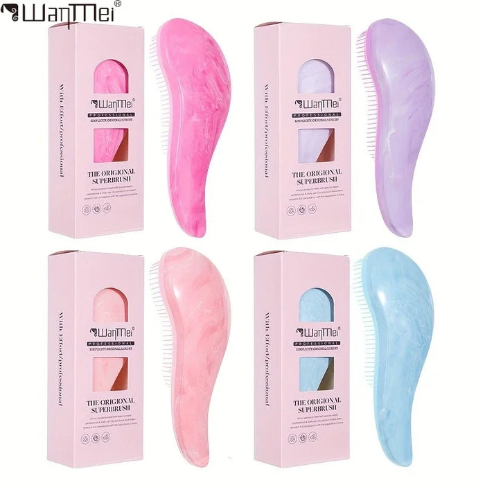 1pcs Detangling Hairbrush Soft Scalp Massage Comb Anti-static Gentle Grooming Brush Salon Hair Styling Brush Accessories Tools