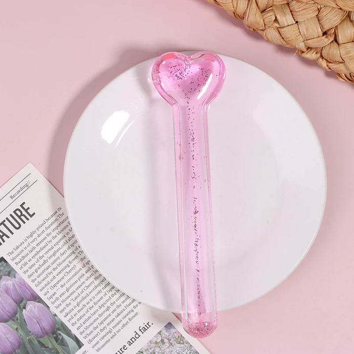 Heart Shape Ice Globes For Women Facials Cooling Beauty Balls Face Roller Compress Ice Ball Eye Massager Freezer Facial Skin Car